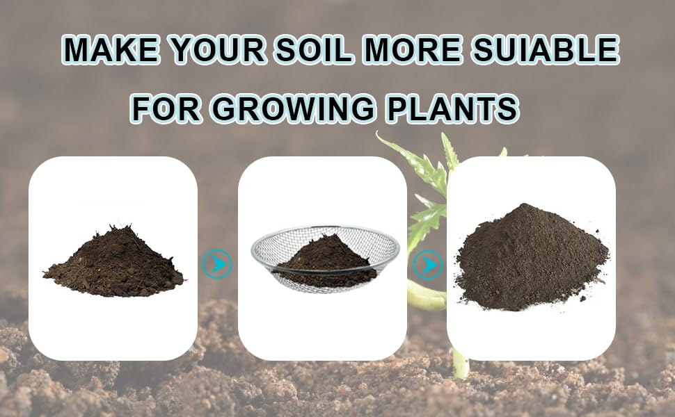 XULIFU criba usada en compostera doméstica, optimiza compost fino
