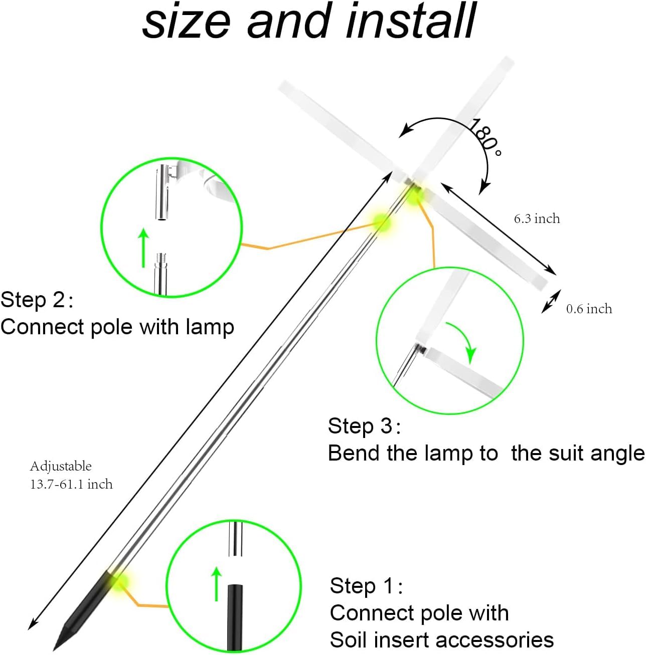 yadoker lámpara colgada con cable largo para iluminación de plantas colgantes
