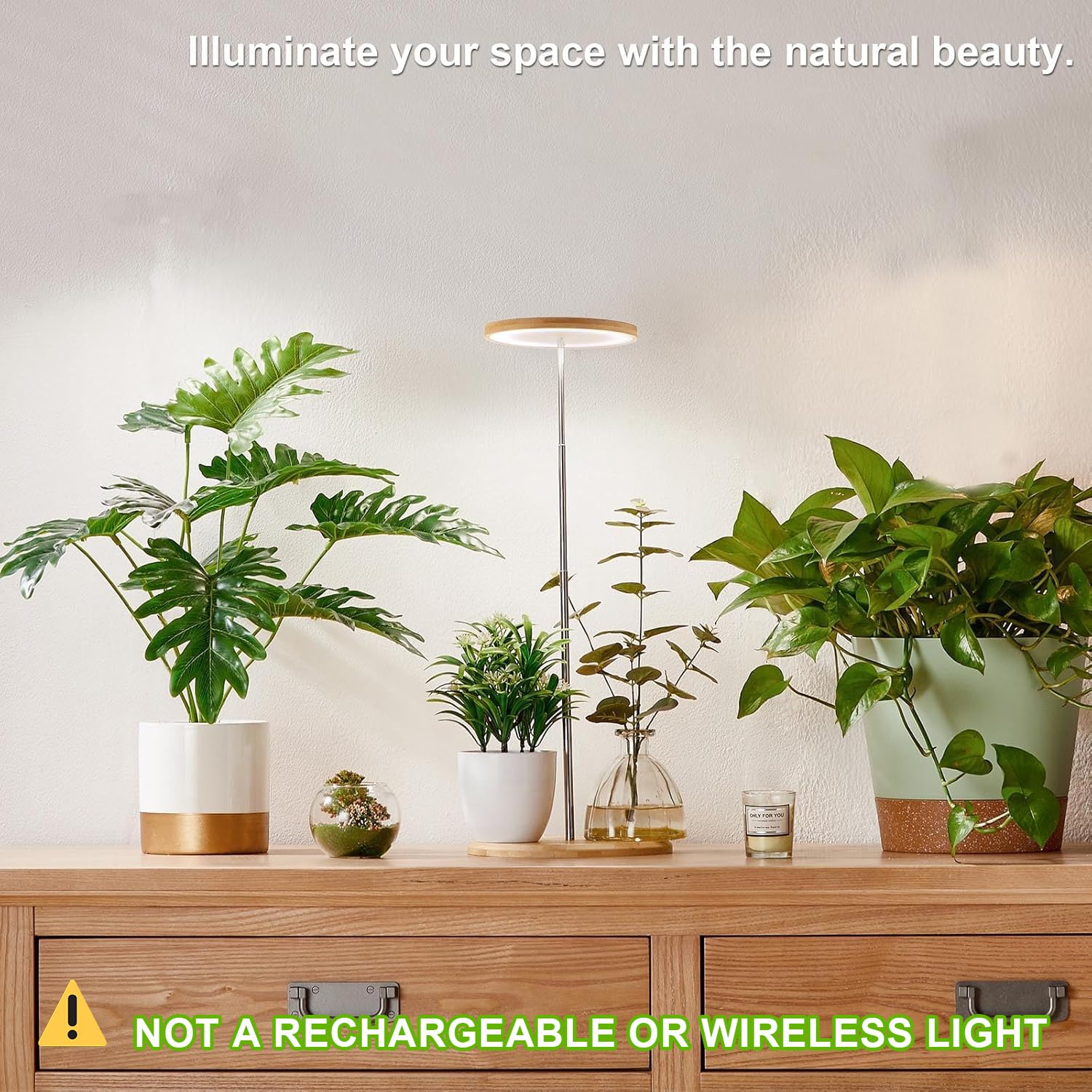 yadoker primer plano de diodos LED que mejora la fotosíntesis interior