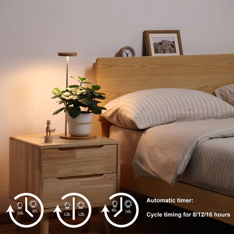 yadoker close-up de diodos LED mostrando espectro completo eficiente