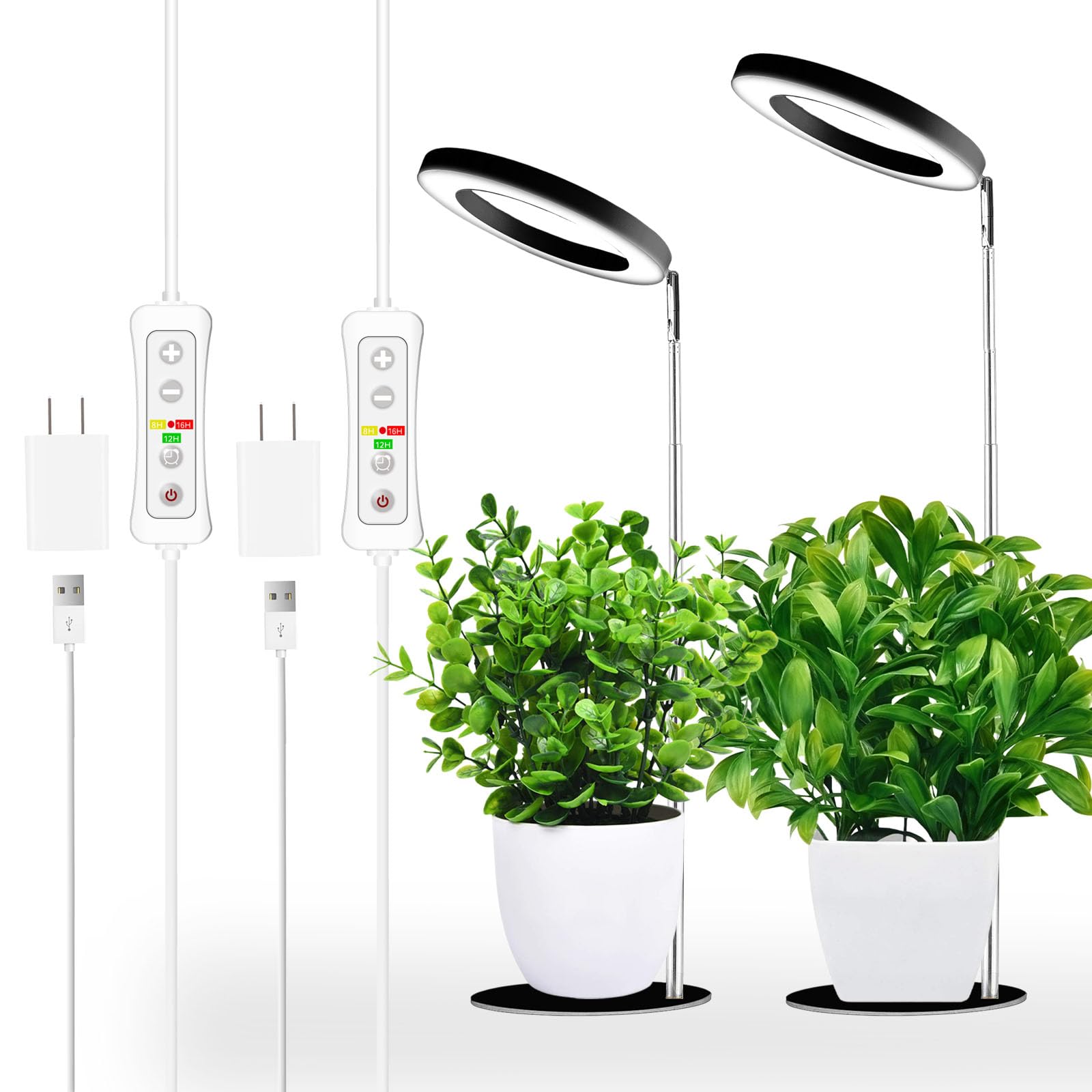 yadoker vista frontal encendida mostrando cobertura amplia y ahorro energético