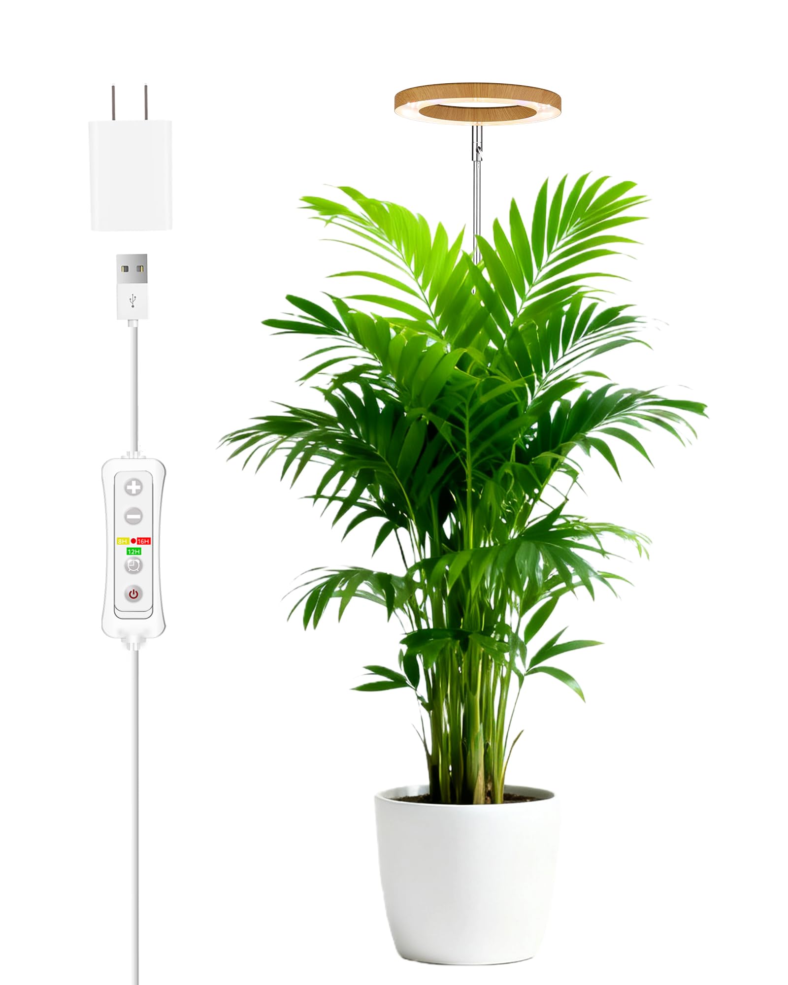 yadoker frontal de la lámpara para iluminación amplia de plantas