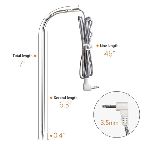 YAOAWE cable con trenza metálica, protección térmica y duradera