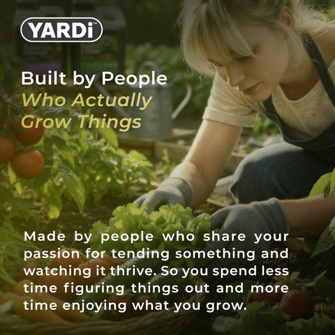 YARDi junto a planta para comparar tamaño y rendimiento esperado