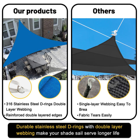 Yardmaker cuerda resistente incluida para fijación segura y estable