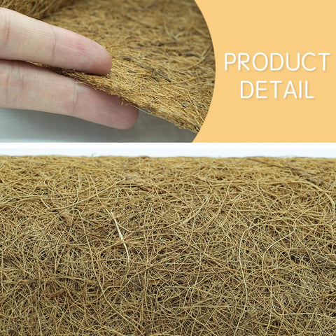 Yarrdfir alfombra de coco en terrario, superficie natural y absorbente