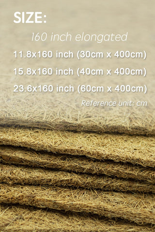 Yarrdfir textura de fibra de coco detallada que mejora drenaje y apariencia
