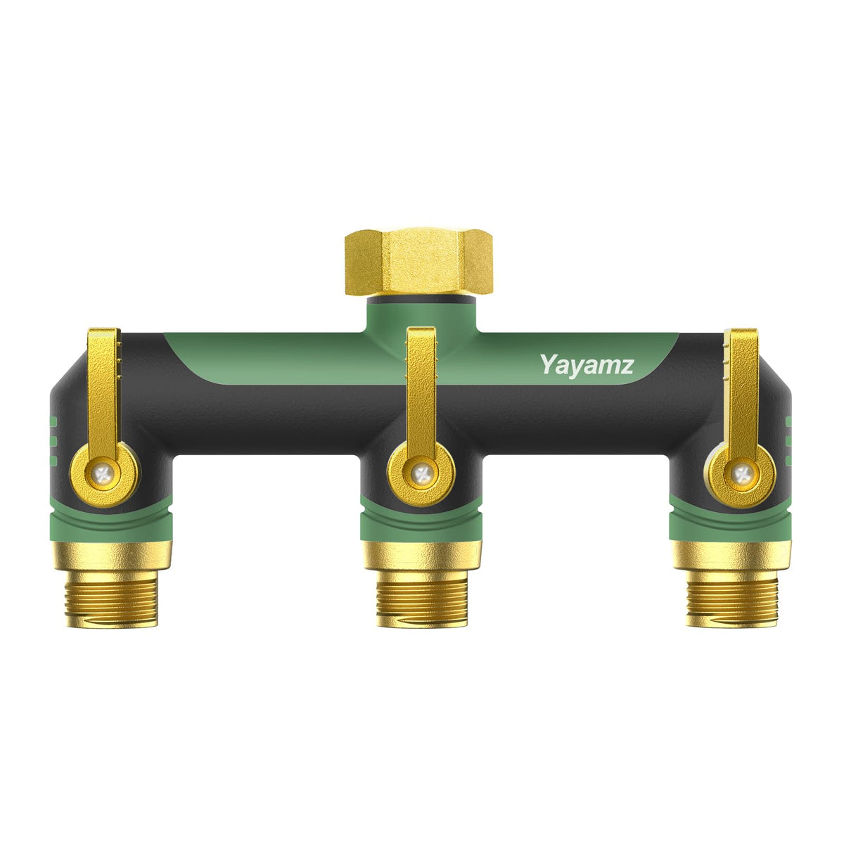 Yayamz divisor frontal conectado al grifo para controlar tres salidas fácilmente
