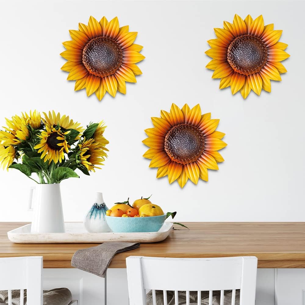 YEAHOME girasol centro texturizado resaltando detalle duradero