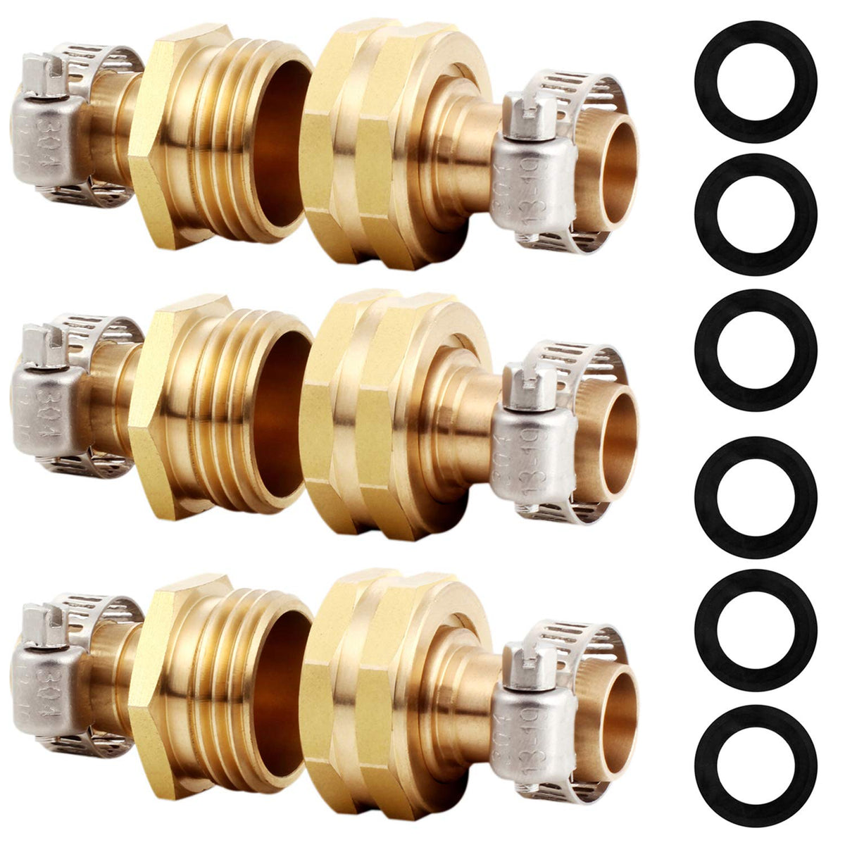 YELUN conector frontal de latón resistente y duradero para reparaciones