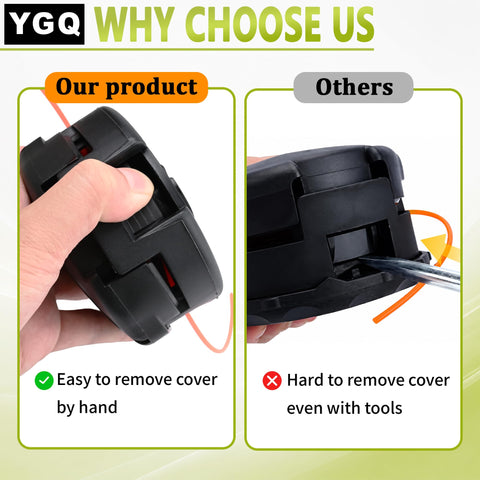 YGQ vista inferior con rosca compatible mostrando ajuste seguro
