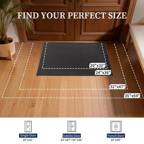 YIHOUSE textura de microfibra que absorbe suciedad y humedad