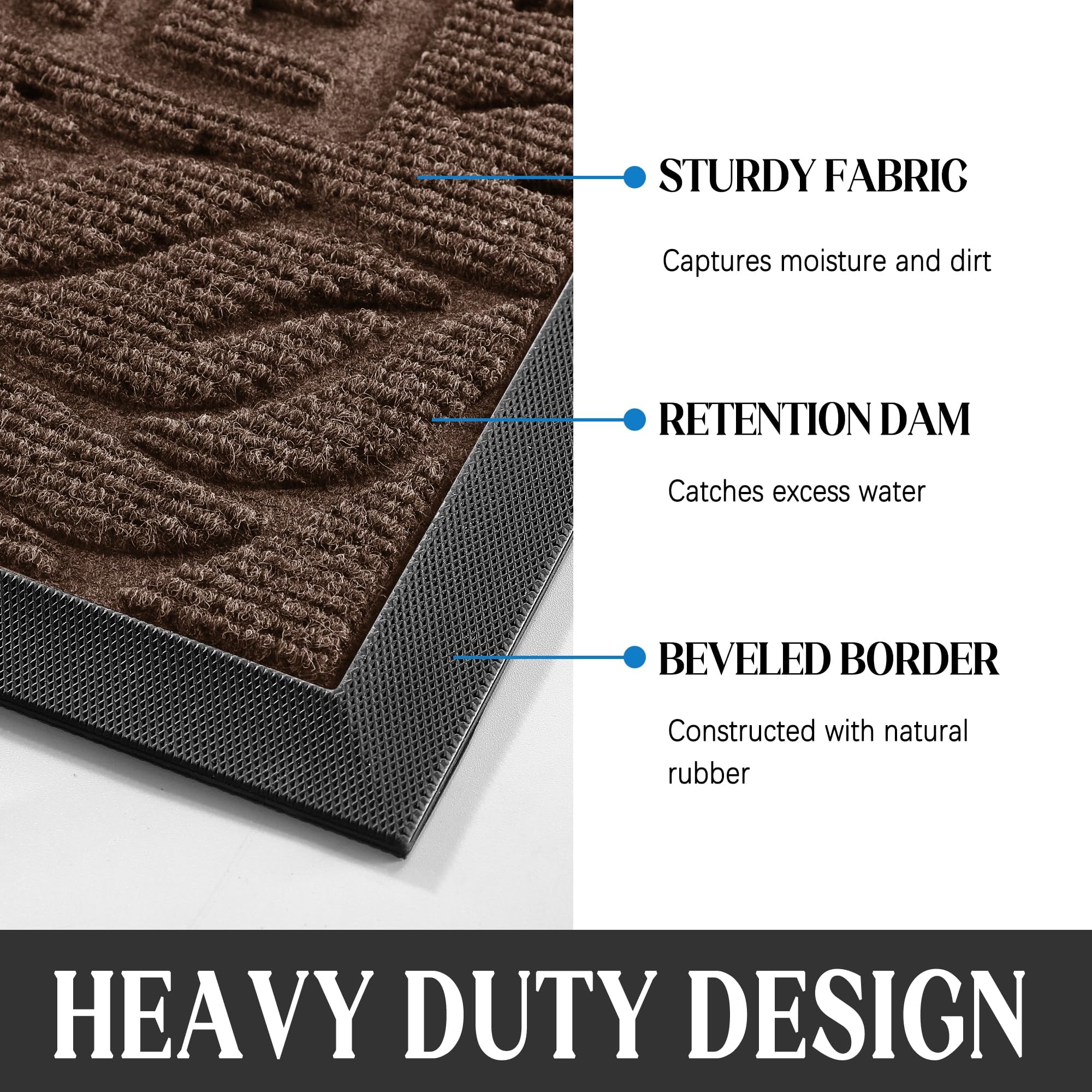 Yimobra textura de poliéster en primer plano absorbiendo humedad