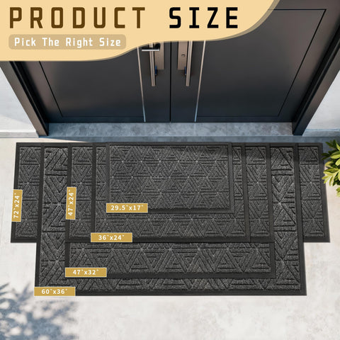 Yimobra textura triangular en primer plano para mejor raspado