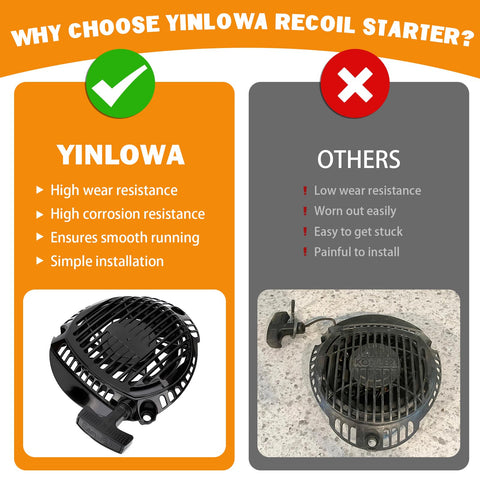 Yinlowa instalado en motor Kohler XT demostrando ajuste correcto