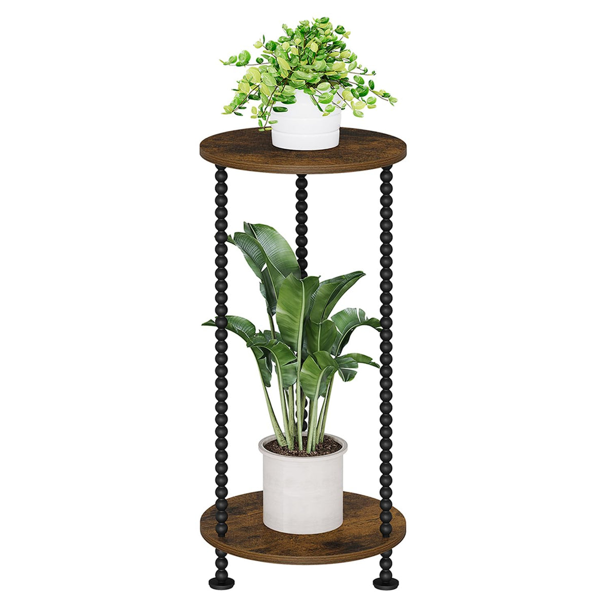 YINMIT soporte de plantas frontal mostrando diseño compacto y elegante