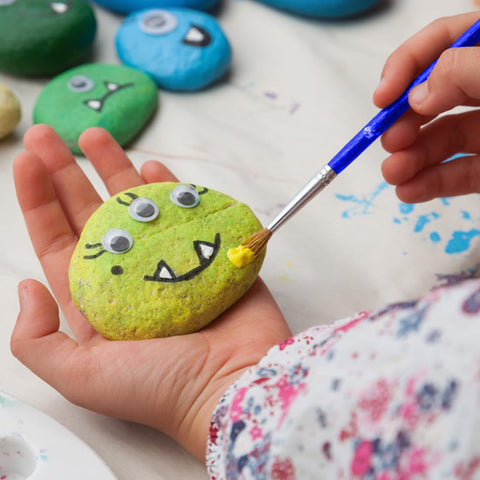 YISZM varias piedras pintadas, inspiración para diseños creativos
