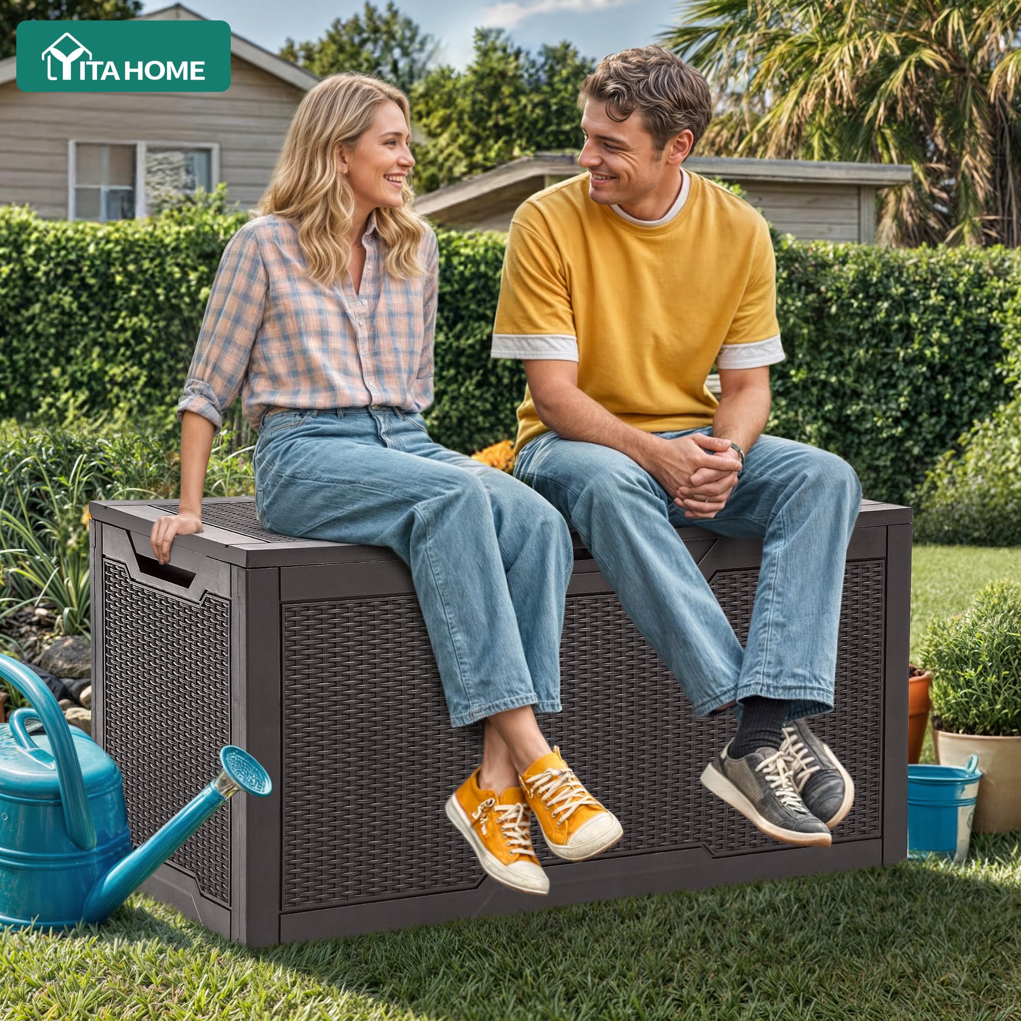 YITAHOME tapa abierta mostrando el interior espacioso y fácil acceso