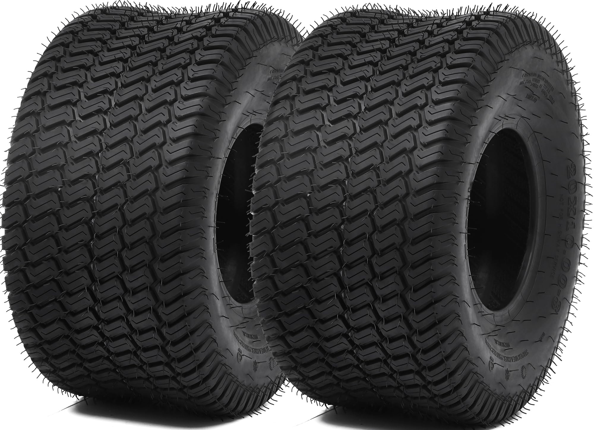 YITAMOTOR vista frontal del neumático mostrando diseño y tamaño, mejora la seguridad