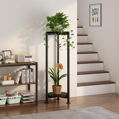 YIZAIJIA soporte en uso en salón, optimiza esquinas y decora