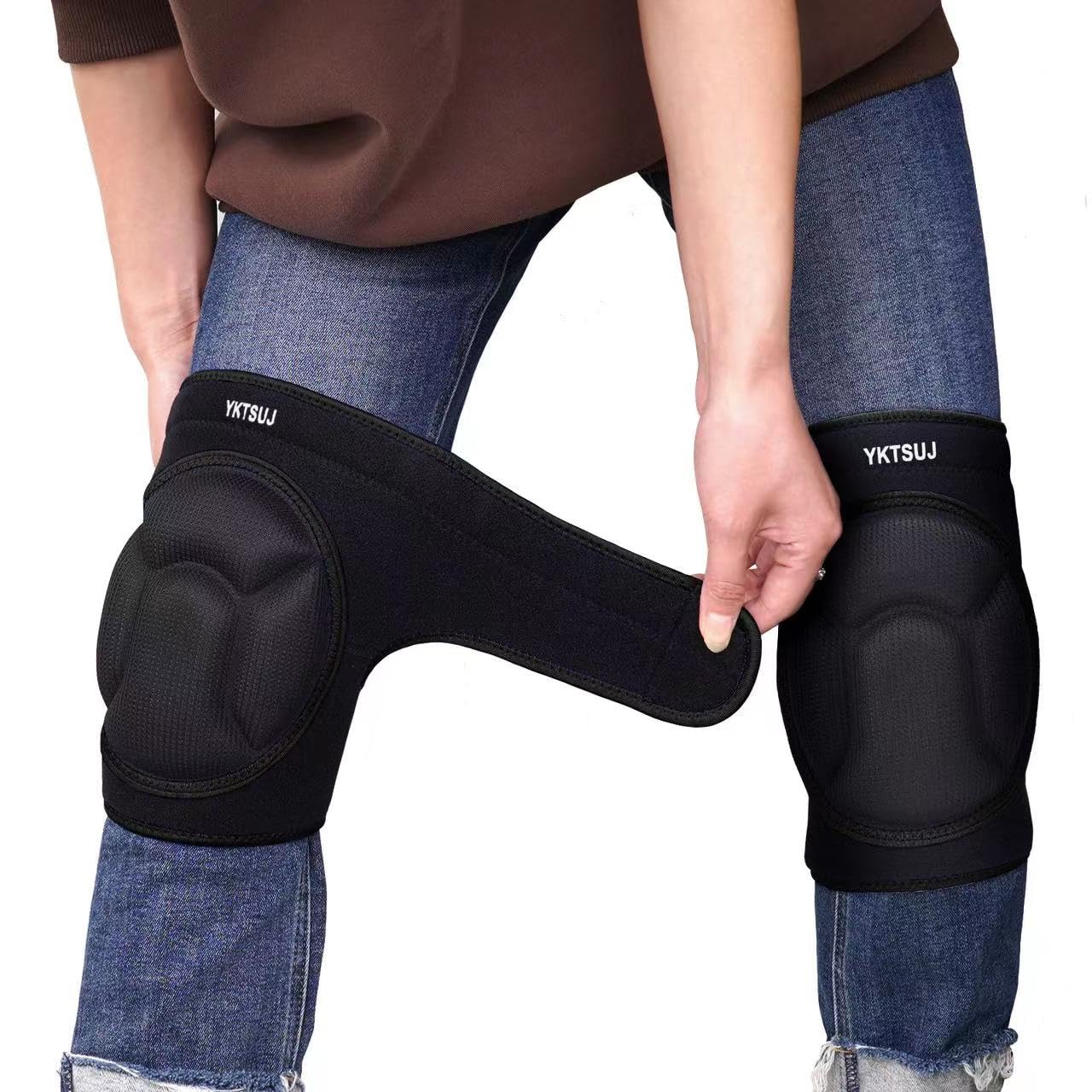 YKTSUJ rodillera frontal empaque protección cómoda y transpirable