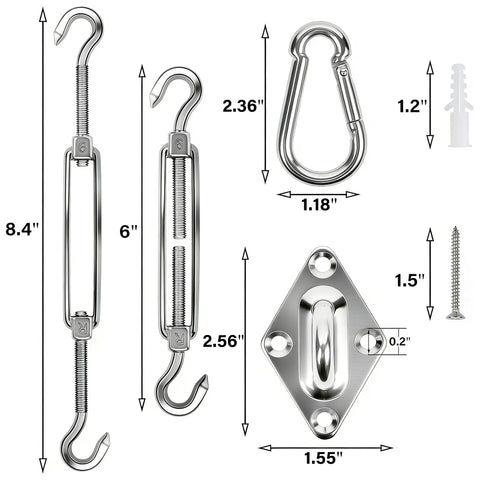 YOFIT tensor ajustable en 6–8.4 in para tensión precisa