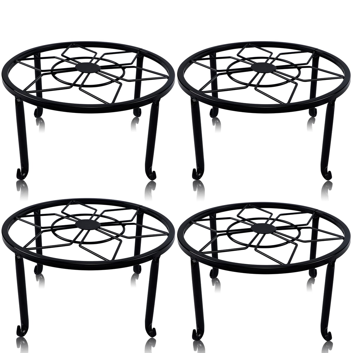 yosager soporte metálico frontal mostrando estabilidad y estilo