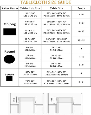 youngseahome comparación tamaño 60x84 pulgadas ajuste claro