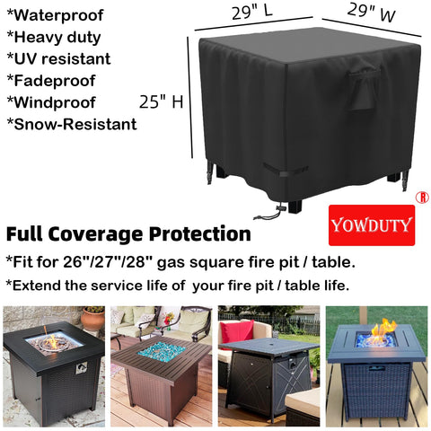 YOWDUTY primer plano de la tela 600D, durabilidad reforzada