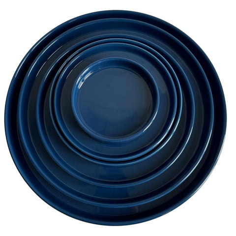 Yukfona plato en uso con maceta interior, evita filtraciones y manchas