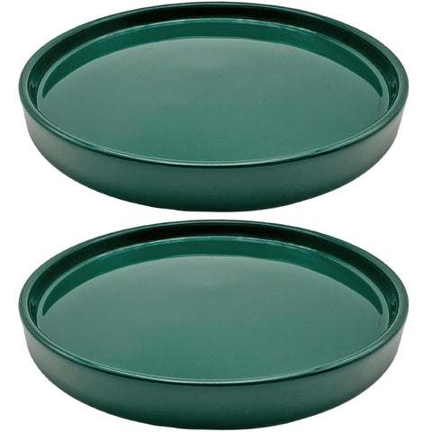 Yukfona plato cerámica frontal mostrando color verde y protección