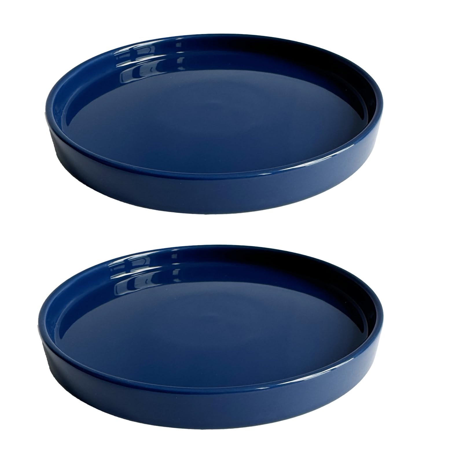 Yukfona plato frontal cerámico azul, protección estética para muebles