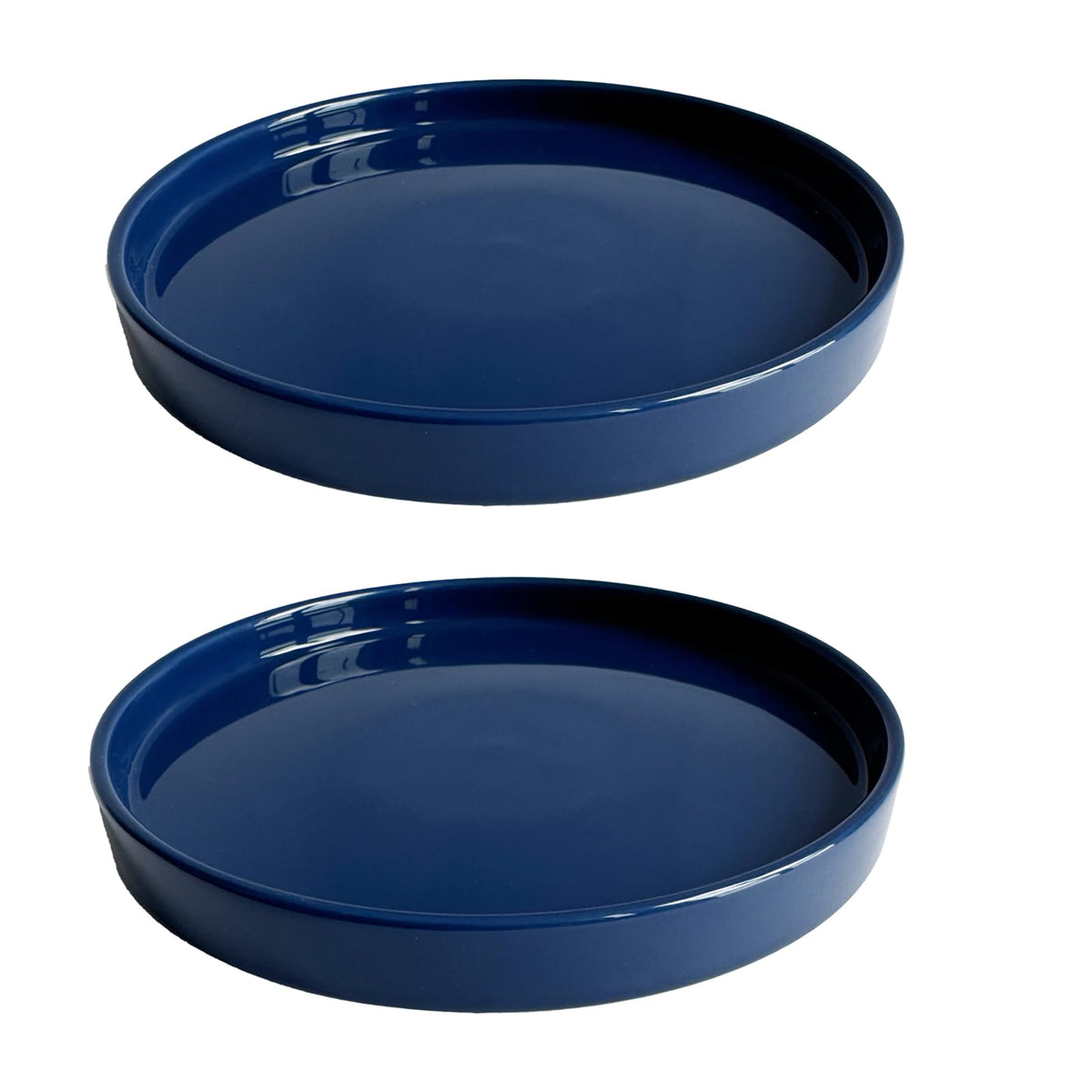 Yukfona plato frontal cerámico azul, protección estética para muebles