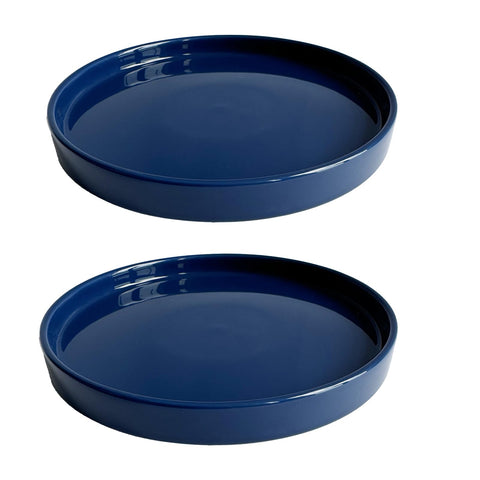 Yukfona plato frontal cerámico azul, protección estética para muebles