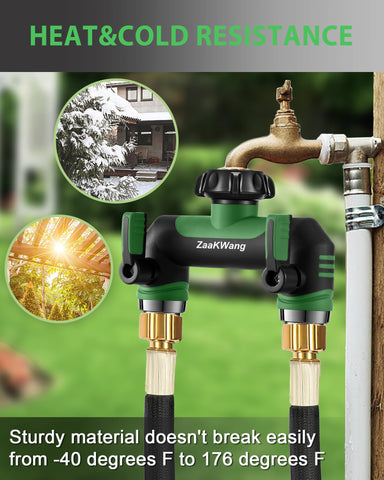 ZaakWang conector giratorio 360° en uso facilitando orientación de mangueras