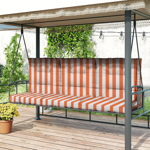 zanwu hwyd detalle de tejido a rayas naranja, resistente y decorativo