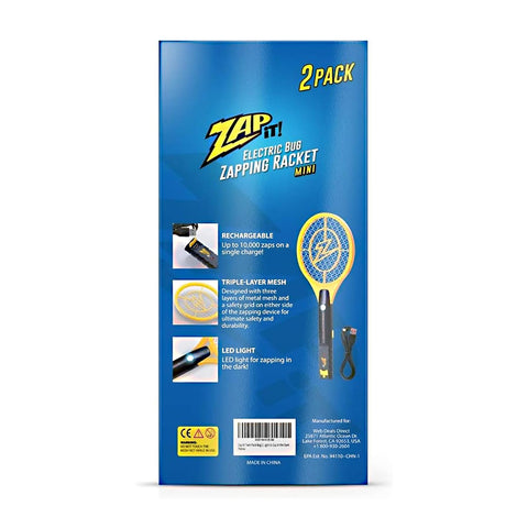 ZAP IT! raqueta en picnic al aire libre protegiendo delmosquitos y molestias