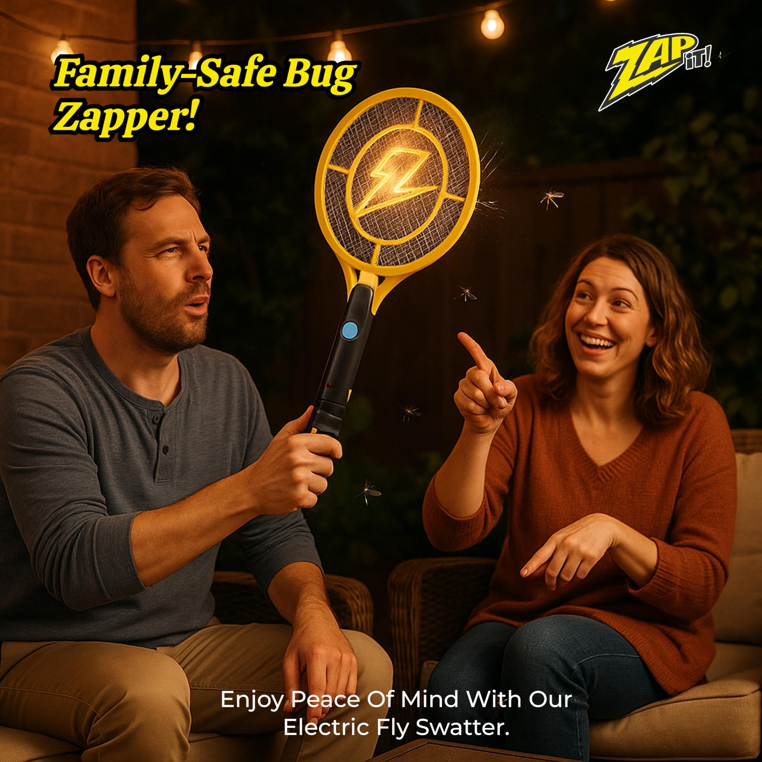 ZAP IT! comparación de tamaño contra una mano para escalado y manejo