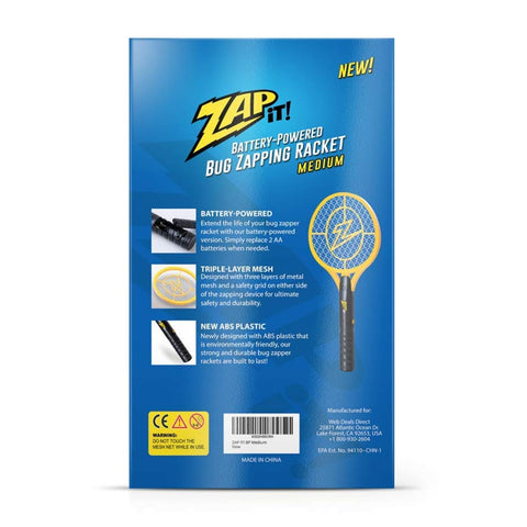 ZAP IT! etiqueta de producto y 2 pilas AA incluidas para inicio
