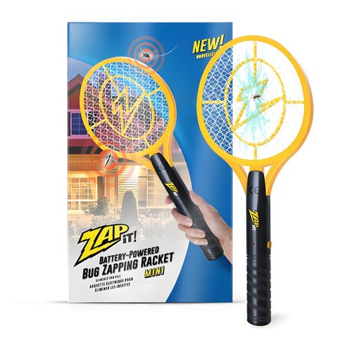 ZAP IT! raqueta frontal mostrando diseño compacto y potencia