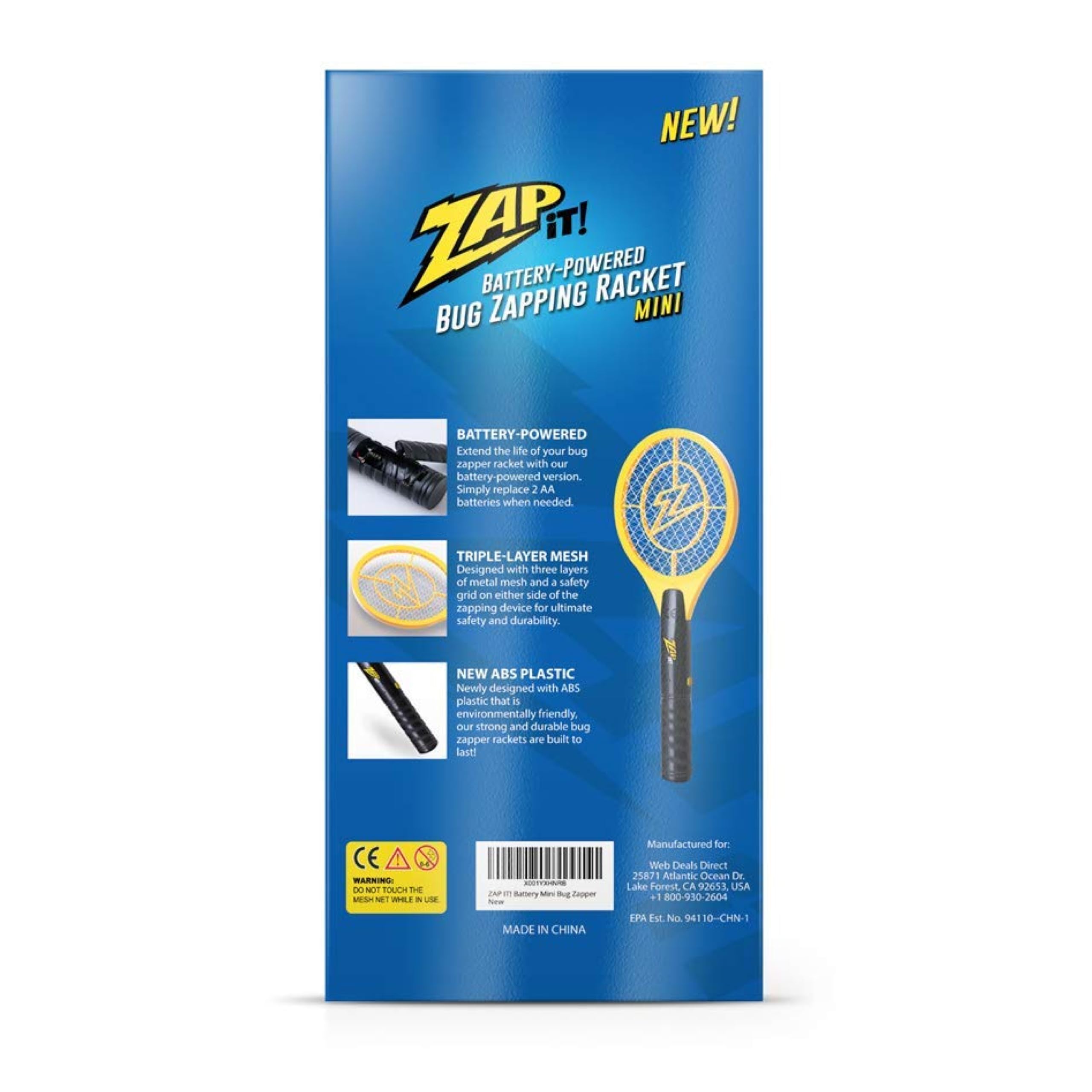 ZAP IT! en uso en patio controlando mosquitos sin químicos