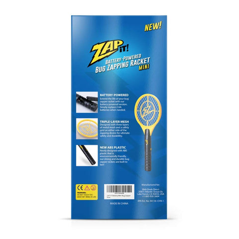 ZAP IT! en uso en patio controlando mosquitos sin químicos