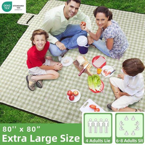 ZAZE manta desplegada 80x80 cm ideal para grupo y comodidad