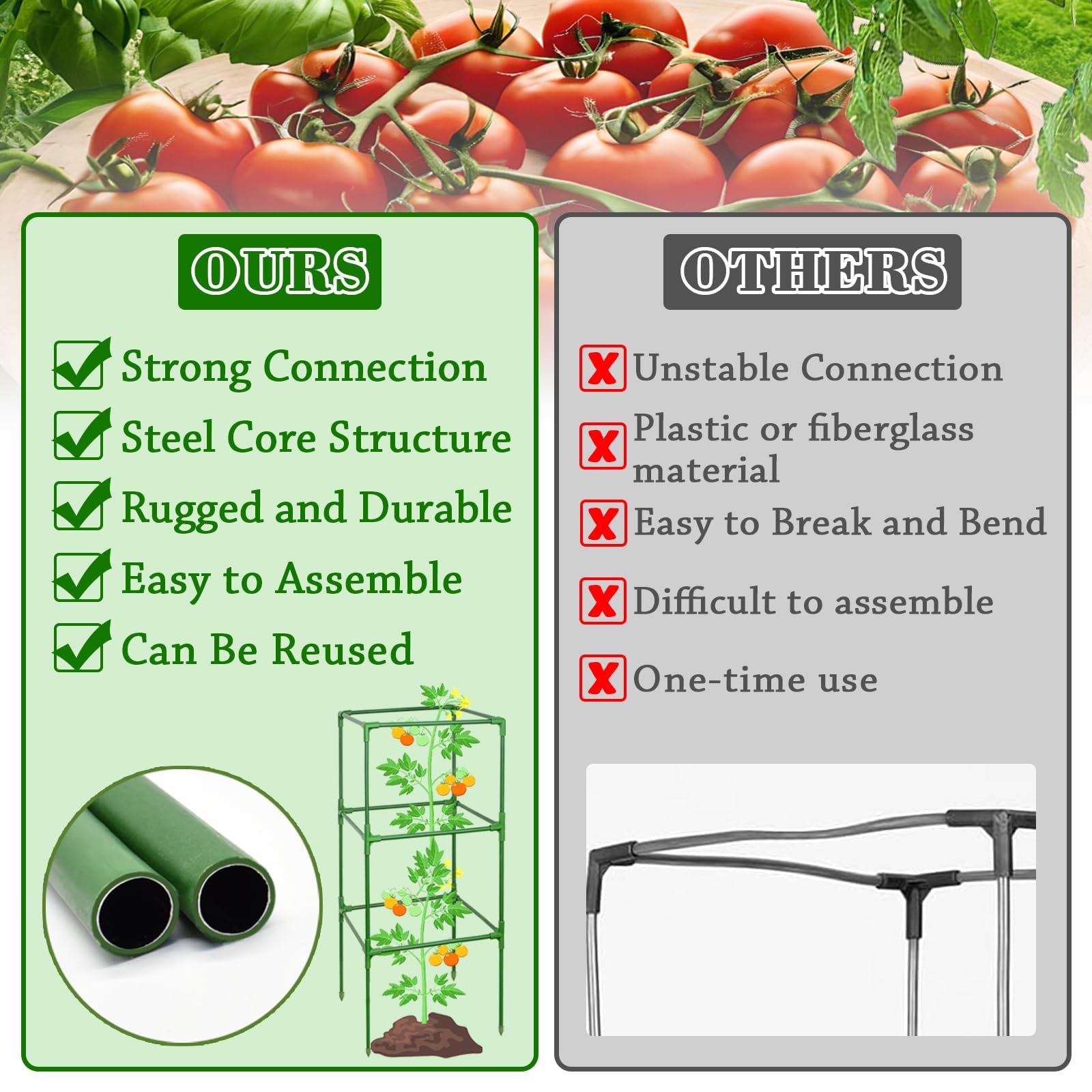 ZeeDix jaula plegada compacta, almacenamiento que ahorra espacio