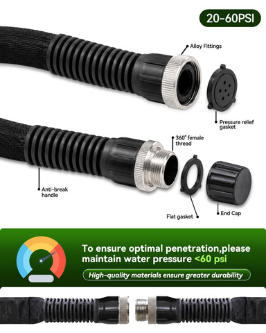 ZELTORK conector de aluminio anodizado evita fugas y corrosión
