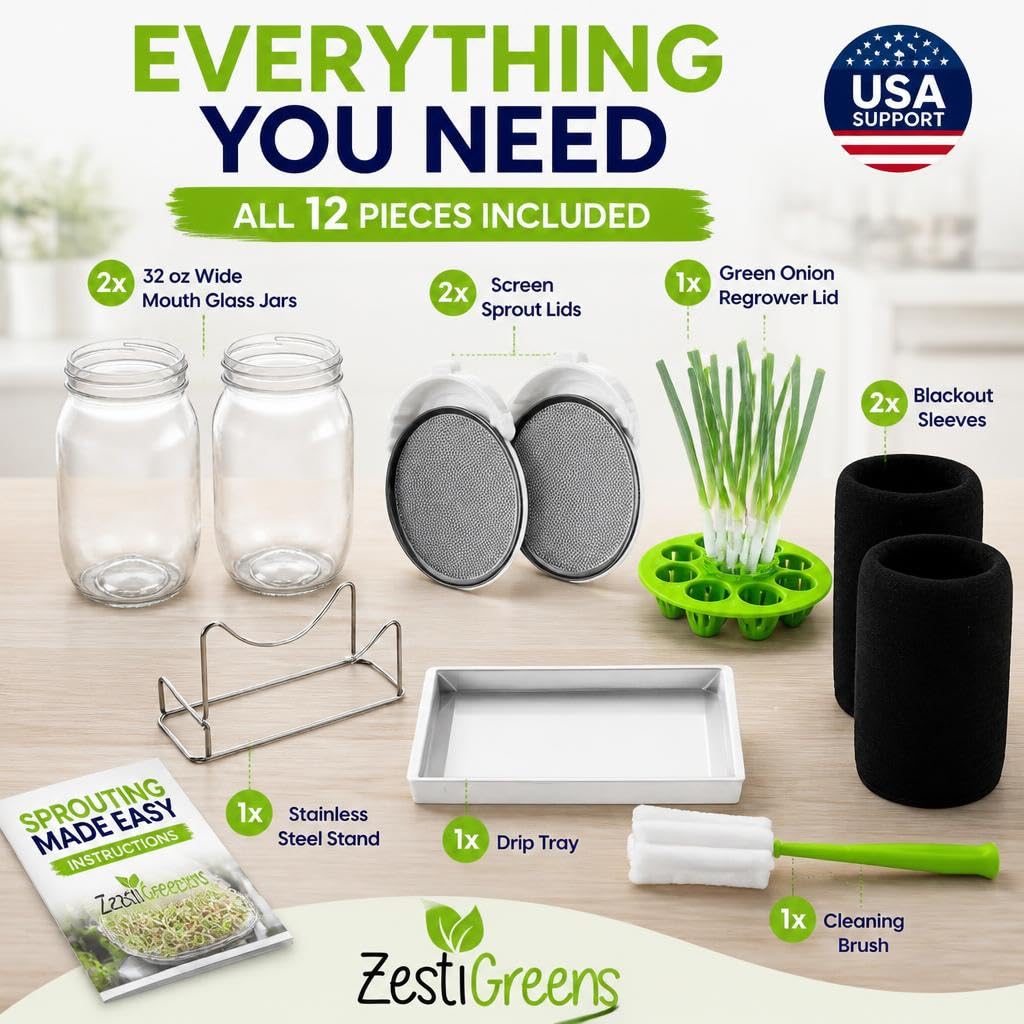 ZESTIGREENS soporte de acero inoxidable manteniendo frascos estables