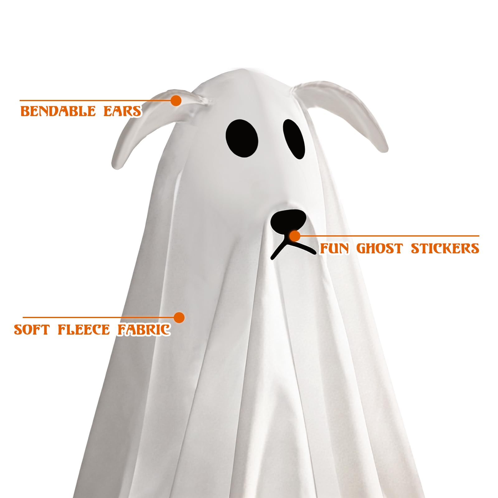 Zesua detalle del fantasma perro que aporta encanto táctil