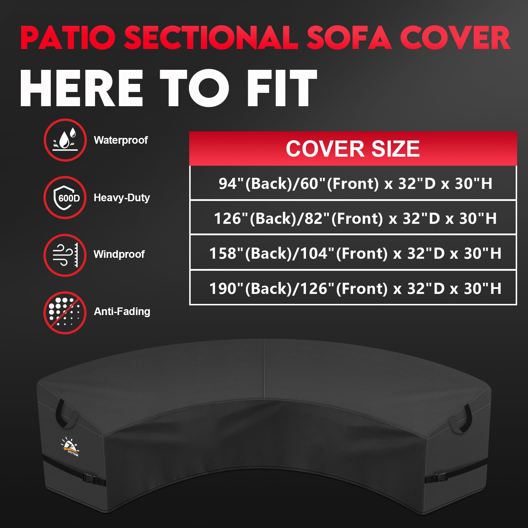 Zettum hebillas antiviento sujetas, seguridad contra fuertes rachas