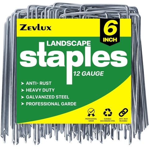 Zevlux empaque frontal con 500 grapas galvanizadas, almacenamiento práctico