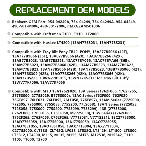 ZGHKL etiqueta con referencias OEM compatibles, identificación clara